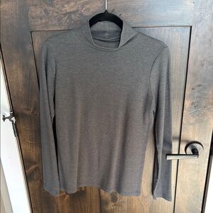Women’s Gray Mockneck Sweater